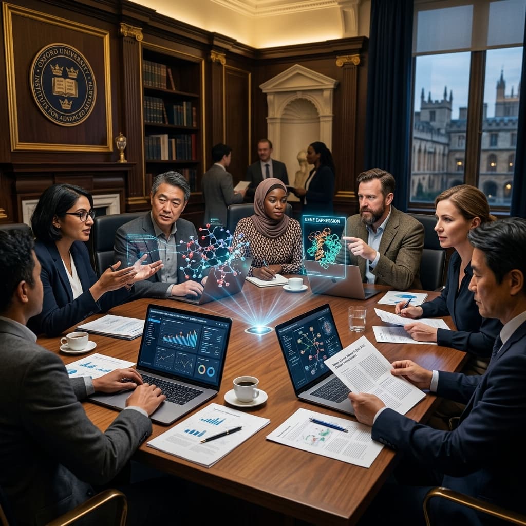 International researchers collaborating